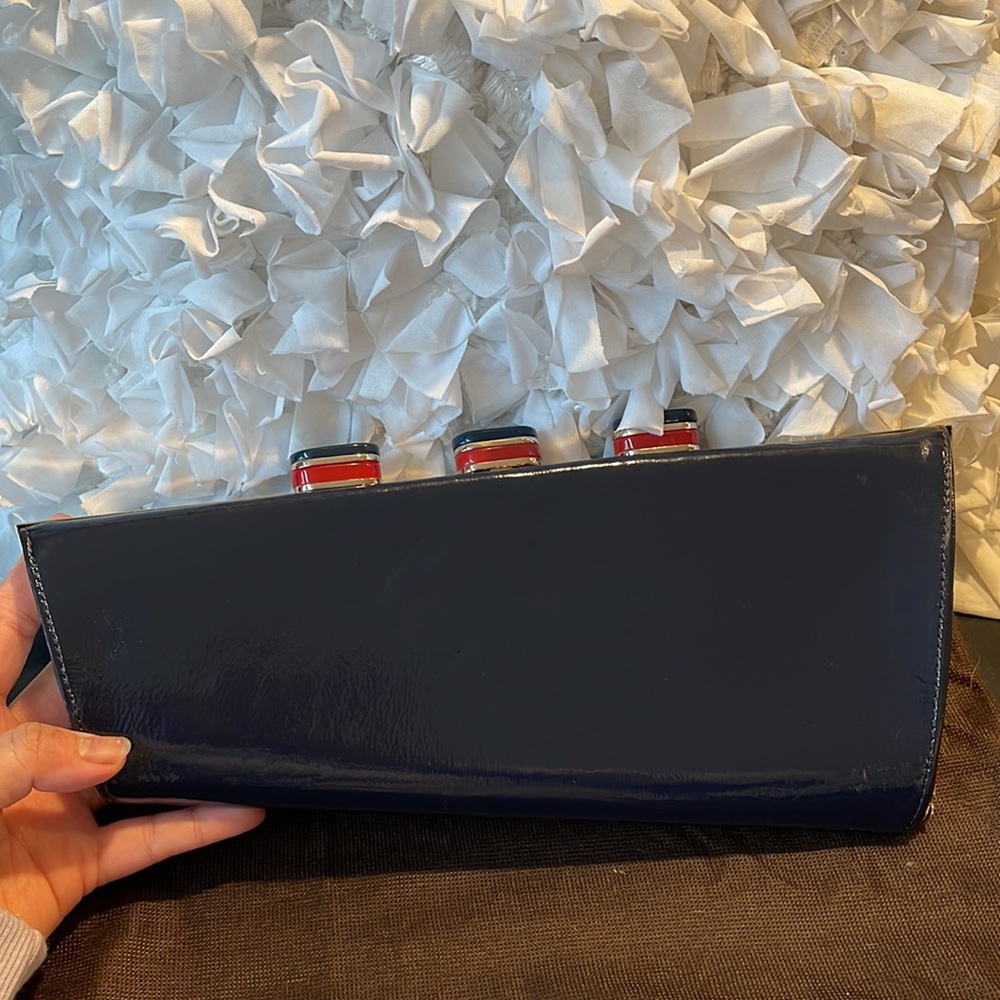 EUC Kate Spade All Aboard Ship Clutch RARE SOLD OUT - Picture 6 of 6